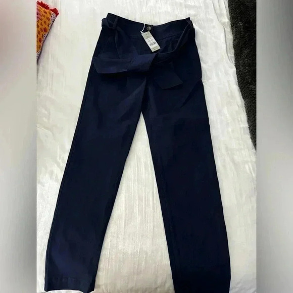 Boden Tapered Tie Waist Trousers - Picture 2 of 10